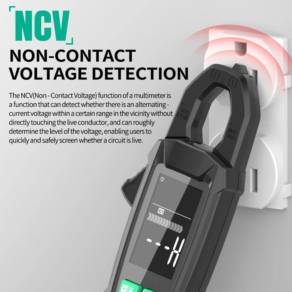 AC/DC Clamp Meter for Precise Electrical Measurements