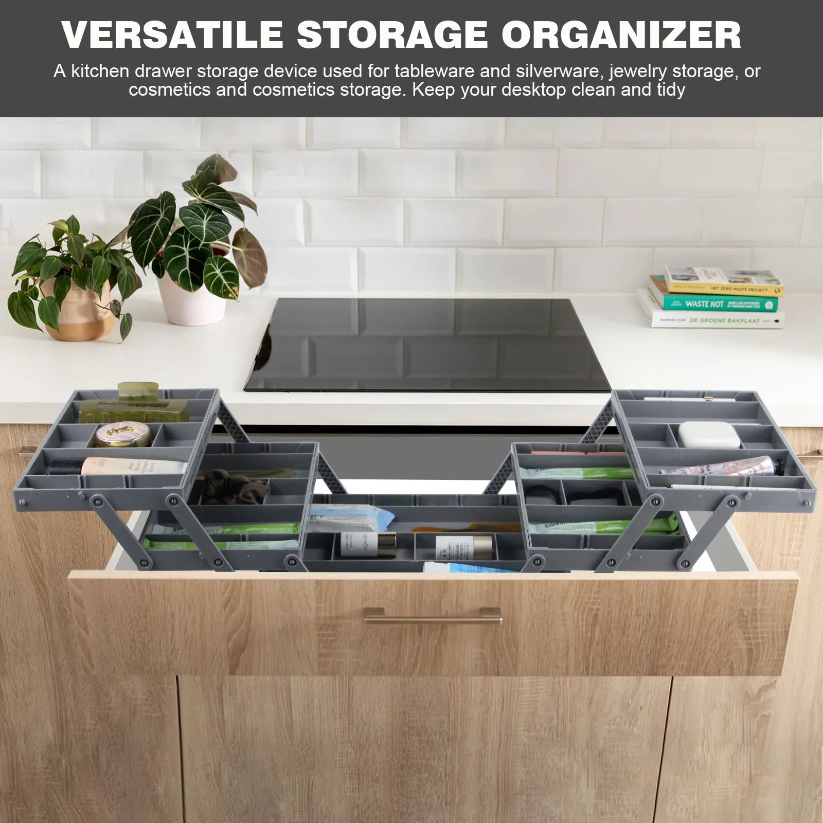 Triple-Tier Drawer Organizer for Maximum Organization