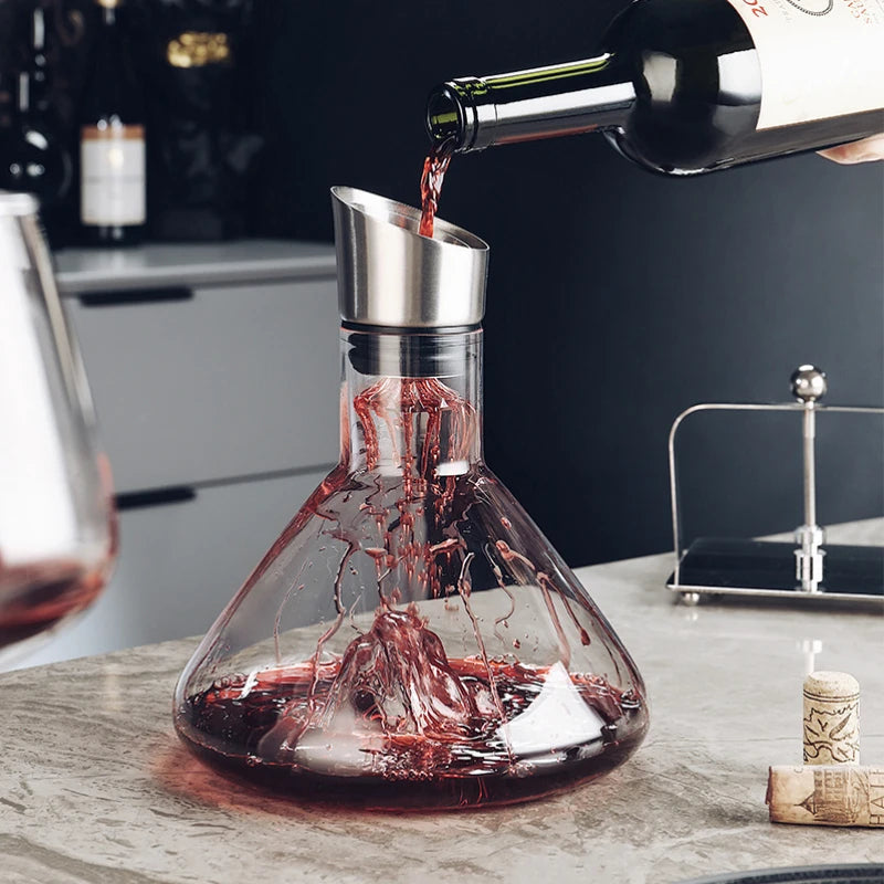 1500ml Wine Decanter with Aerator – Elevate Flavor and Aroma