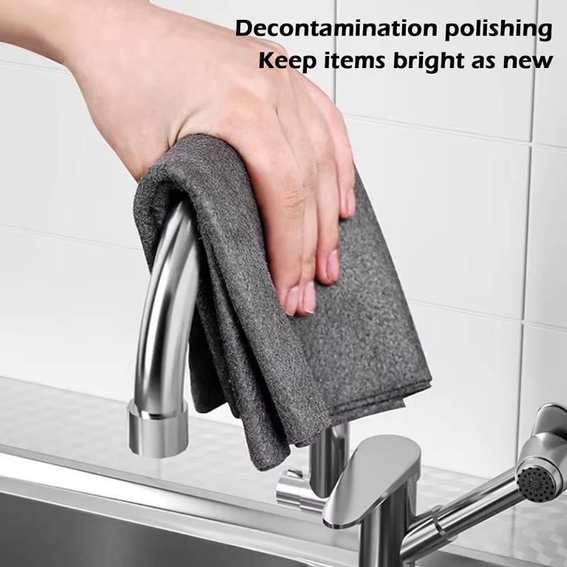 10-Piece Versatile Microfiber Cloth Set for Windows, Car, and Kitchen - Streak-Free and Ultra-Absorbent