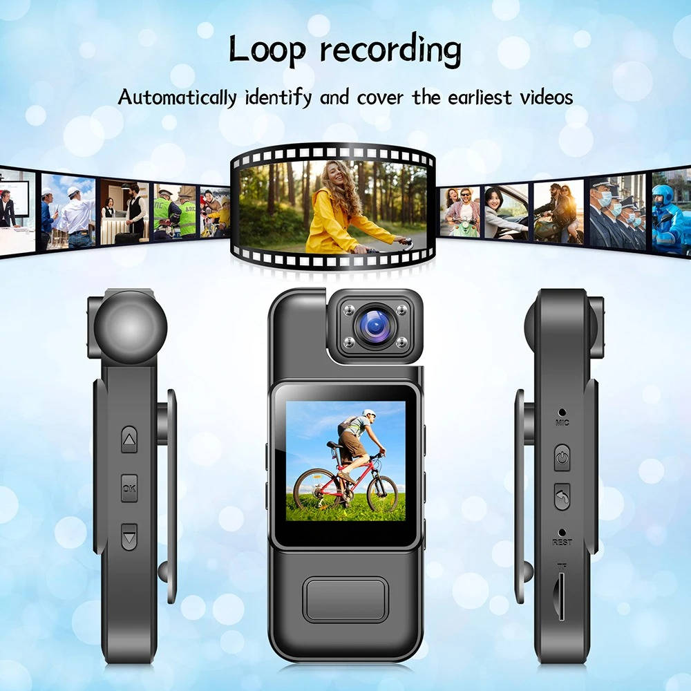 4K Ultra HD Mini WiFi Body Camera - Compact Wearable High-Resolution Video Recorder