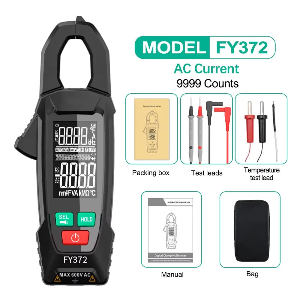 AC/DC Clamp Meter for Precise Electrical Measurements
