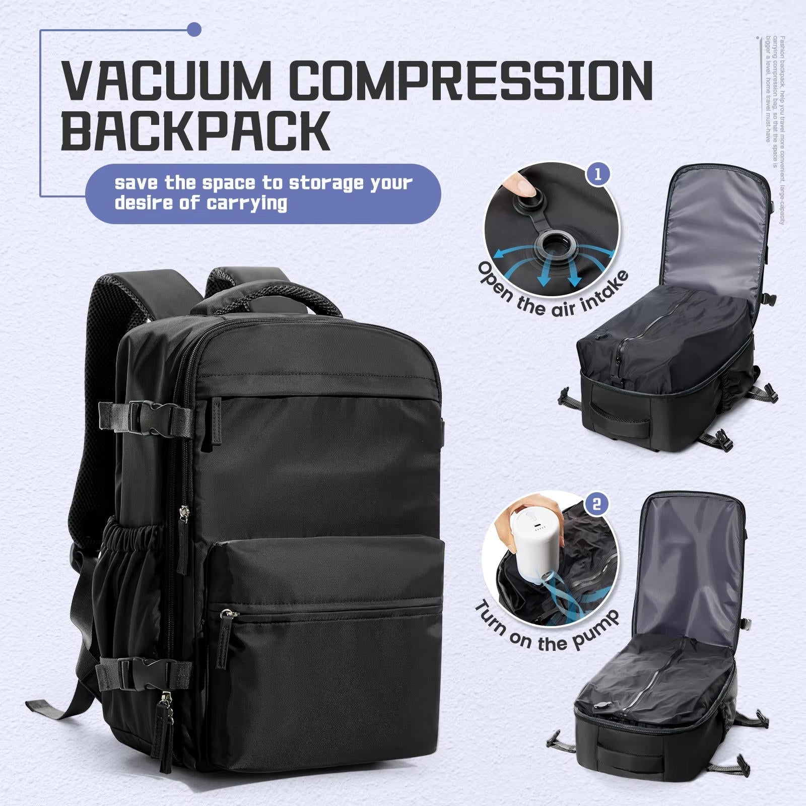 15.6-Inch Travel Backpack - Spacious, Durable and Comfortable