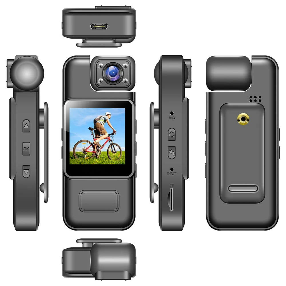 4K Ultra HD Mini WiFi Body Camera - Compact Wearable High-Resolution Video Recorder