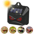 2-Pack Solar-Powered Ultrasonic Animal Repellers