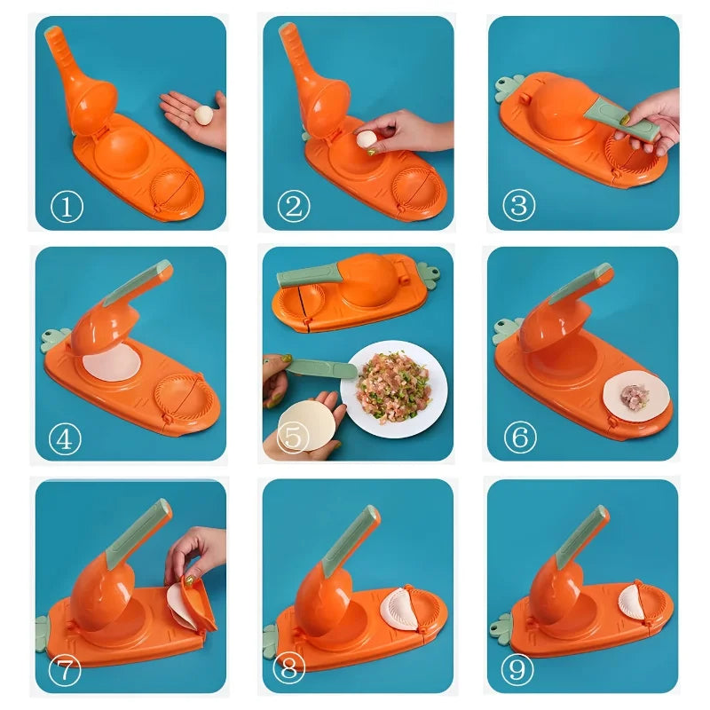 2-in-1 Dumpling Maker: Fast, Easy Dumplings at Home