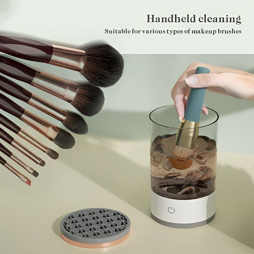 3-in-1 Electric Cosmetic Brush Cleaner Machine — Fast, Gentle Cleaning for All Makeup Brushes