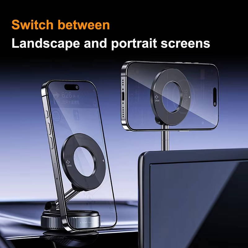 360° Rotating Magnetic Phone Holder for Hands-Free Convenience