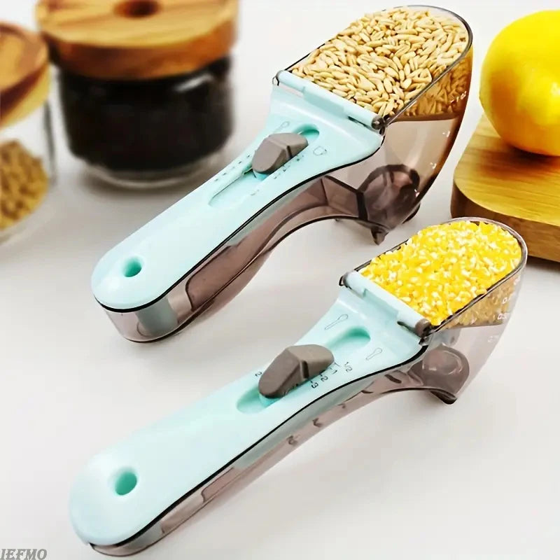 2-Piece Adjustable Measuring Cup and Spoon Set