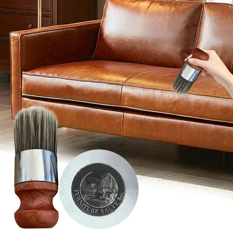 Premium 120ml Leather Furniture Care Salve Set