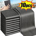 10-Piece Versatile Microfiber Cloth Set for Windows, Car, and Kitchen - Streak-Free and Ultra-Absorbent