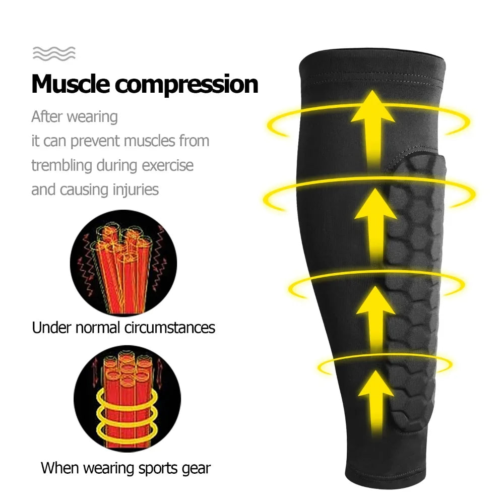 Honeycomb Soccer Shin Guards - 1 Pair