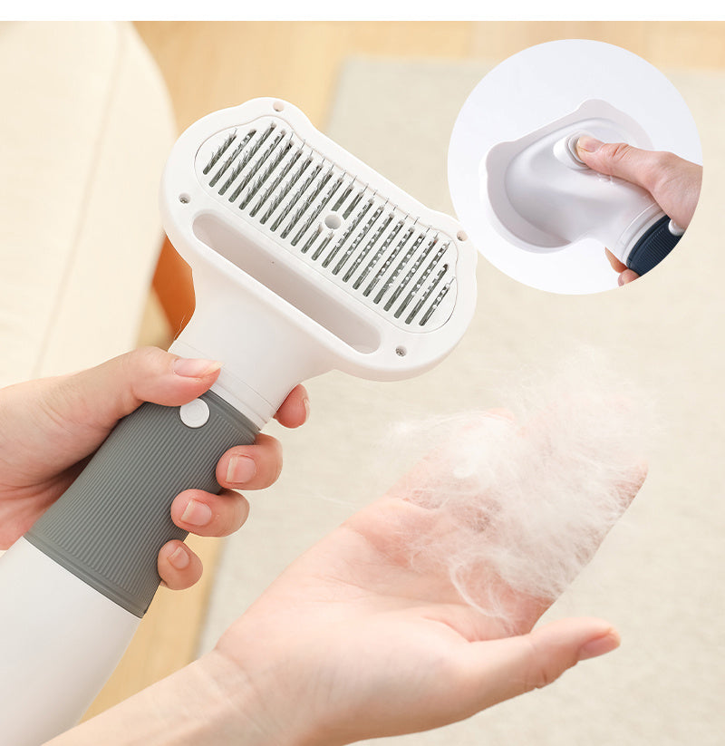 All-in-One Dog Grooming Tool: Hair Dryer & Grooming Brush