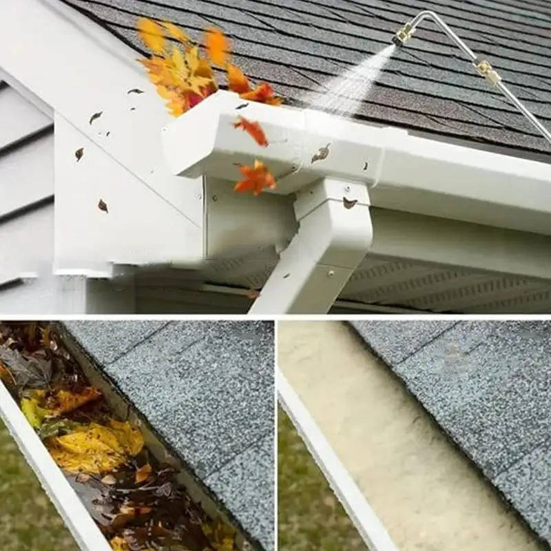 4000 PSI Telescoping Power Washer Extension Wands for Gutters, Roof Drainage & Exterior Wall Cleaning
