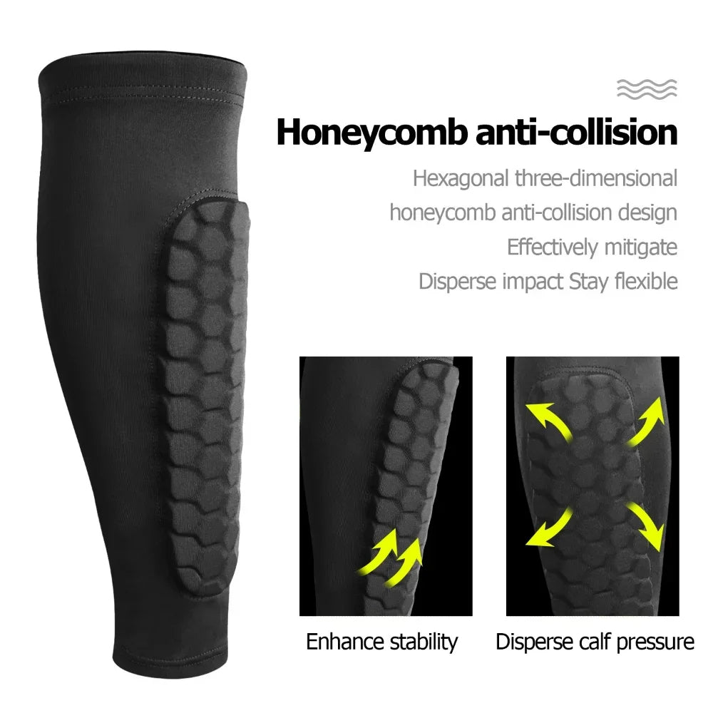 Honeycomb Soccer Shin Guards - 1 Pair