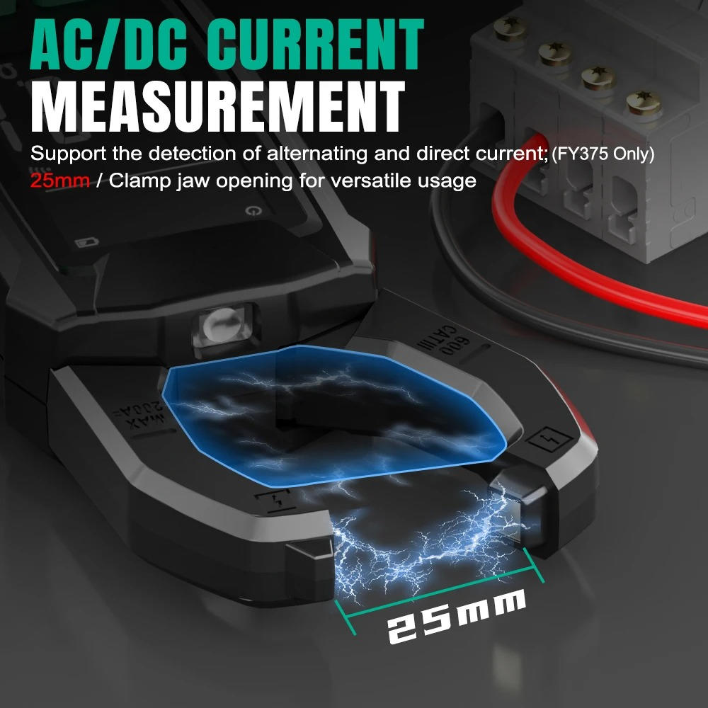 AC/DC Clamp Meter for Precise Electrical Measurements