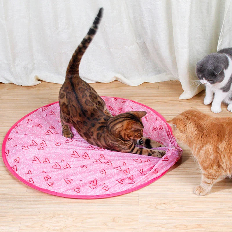 2-in-1 Interactive Hunting Cat Toy with Realistic Prey Simulation