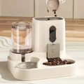 2-in-1 Dog & Cat Feeder with Built-In Water Dispenser