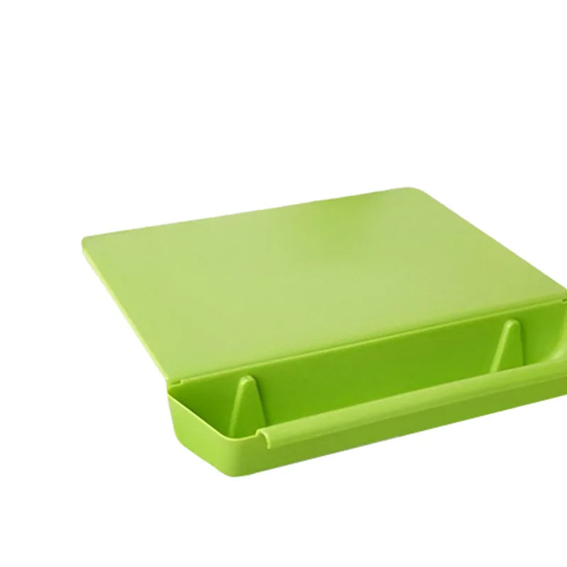 2-in-1 Cutting Board with Built-In Tray