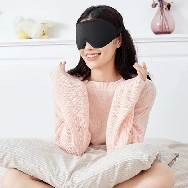 Memory Foam 3D Sleep Mask – Contoured Comfort for Total Darkness