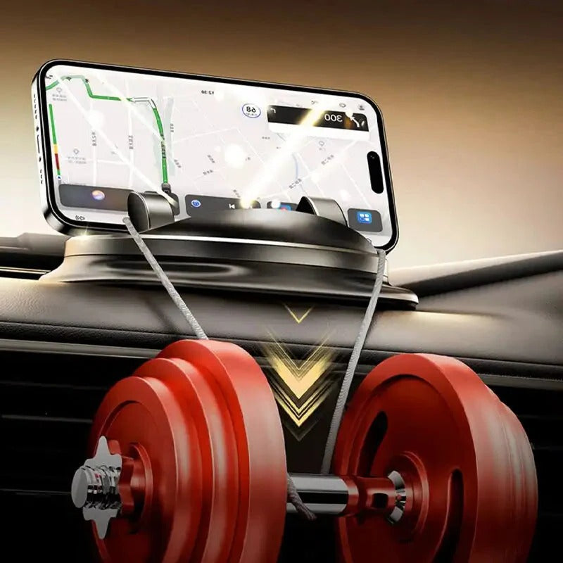 360° Swivel Car Phone Mount – Secure, Hands-Free Driving with Full Rotation