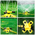 360-Degree Rotating Lawn Sprinkler for Even Watering and Uniform Coverage