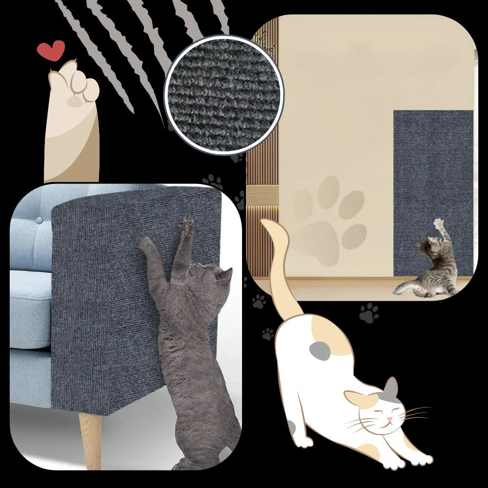Self-Adhesive Wall-Mounted Cat Scratcher Pad