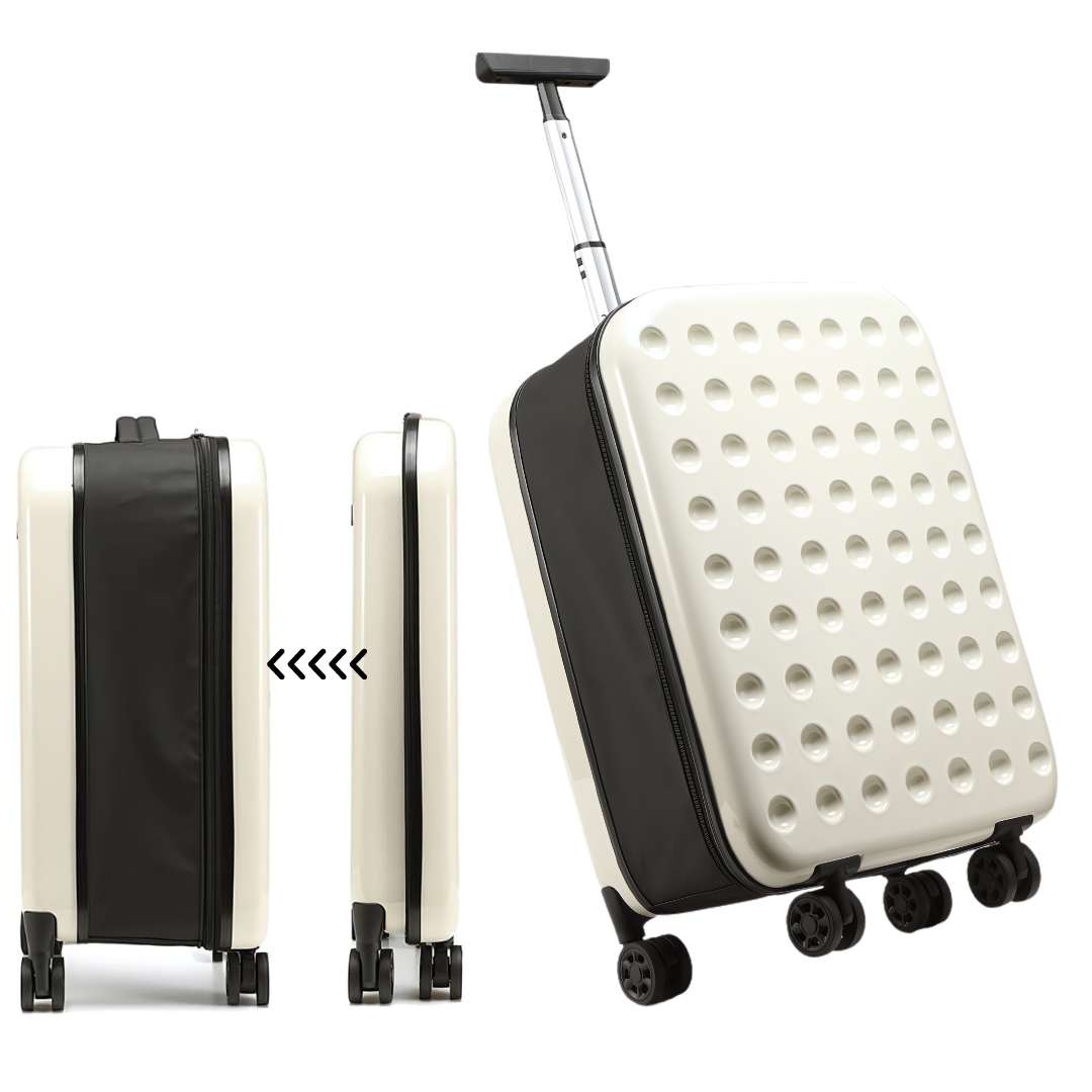 360° Rotating Foldable Travel Suitcases with Wheels