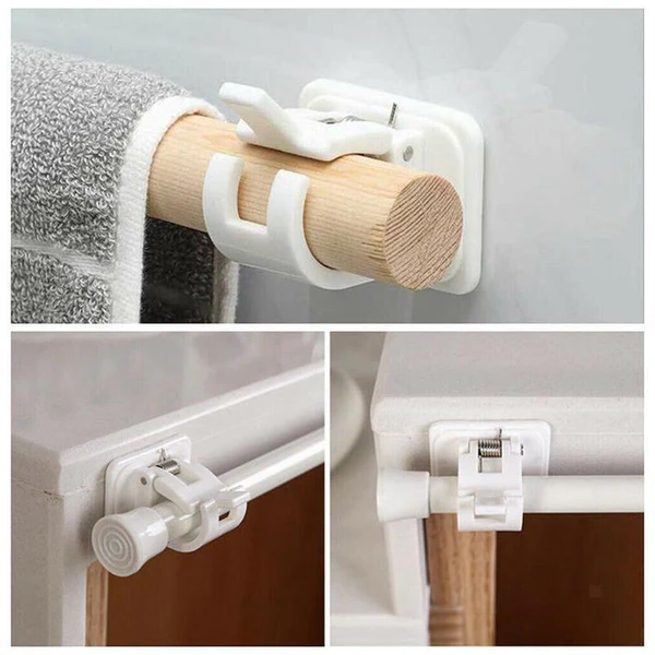 Premium Adjustable Curtain Holders for Easy Drapery Installation