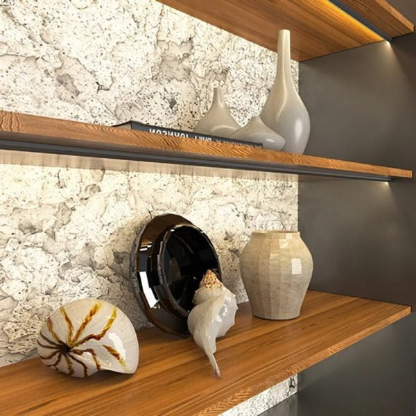 45-Degree LED Under-Cabinet Light Bars — Ultra-Thin, Invisible Strips for Sleek, Seamless Illumination