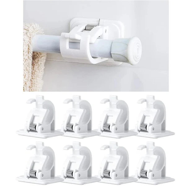Premium Adjustable Curtain Holders for Easy Drapery Installation