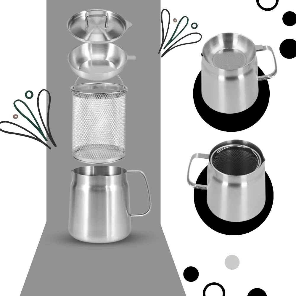 2-in-1 Stainless Steel Deep Frying Pot for Crispy, Golden-Fried Perfection
