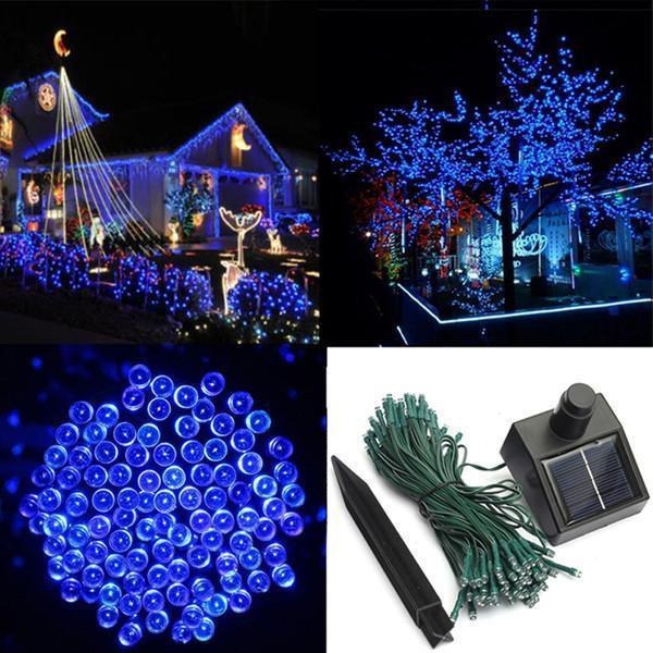 17-Meter 100-LED Solar-Powered Fairy Lights - Eco-Friendly Outdoor String Lights