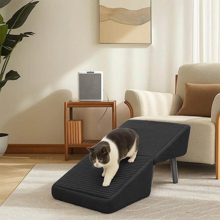 2-in-1 Convertible Dog Ramp and Step Stool for Easy, Safe Pet Access