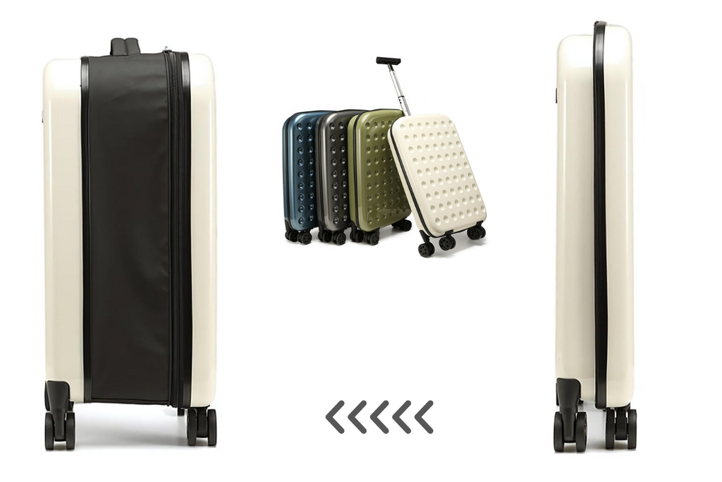 360° Rotating Foldable Travel Suitcases with Wheels