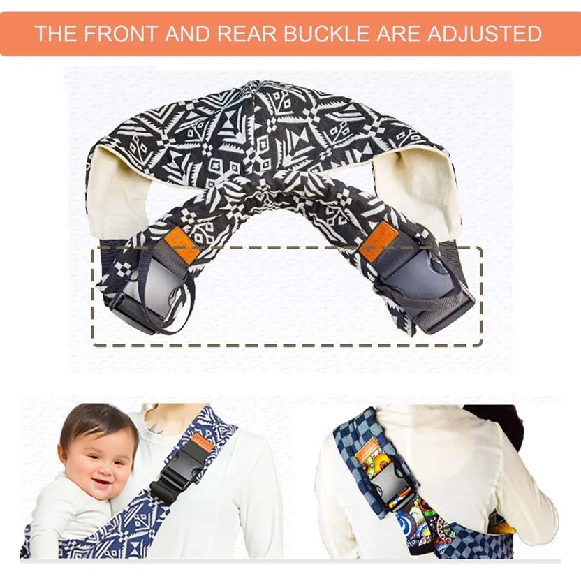 Ergonomic Adjustable Baby Sling Carrier for Comfortable, Hands-Free Carrying