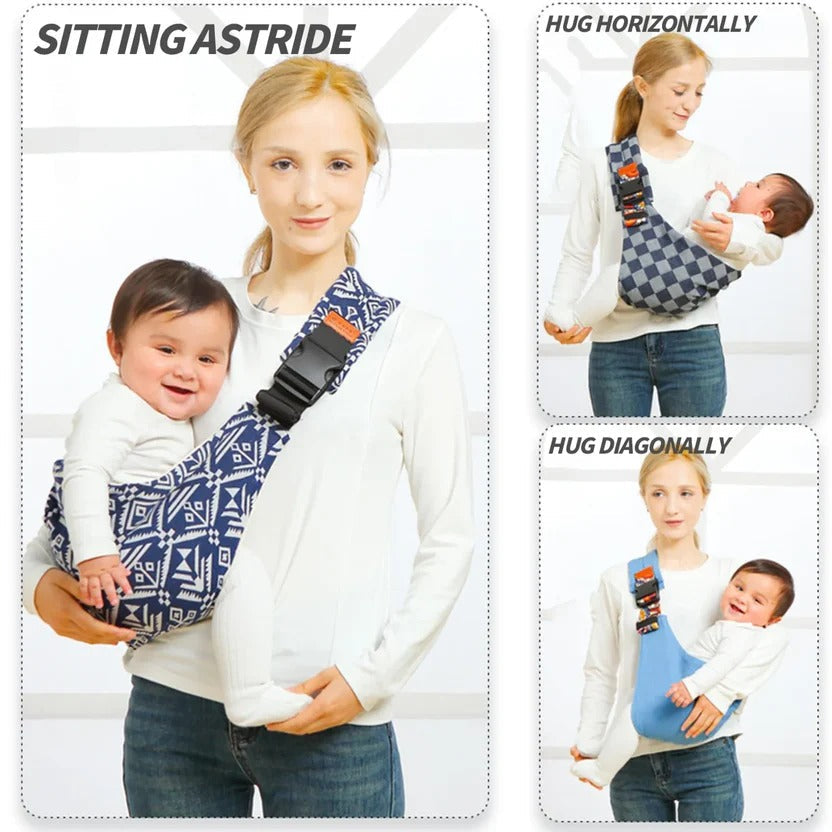 Ergonomic Adjustable Baby Sling Carrier for Comfortable, Hands-Free Carrying
