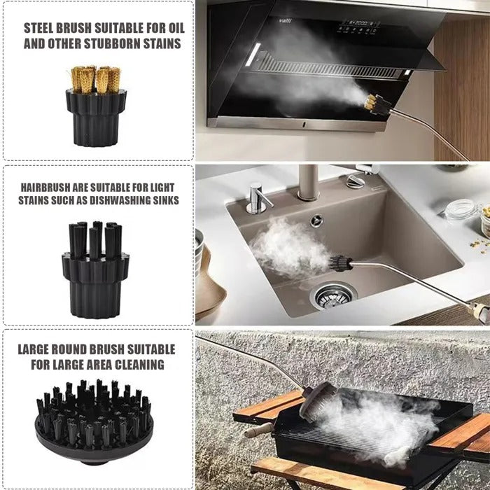 Powerful 2500W High-Pressure Steam Cleaner with Protective Gloves