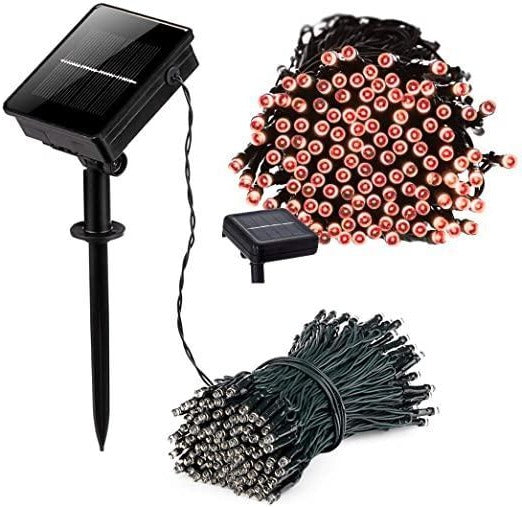 17-Meter 100-LED Solar-Powered Fairy Lights - Eco-Friendly Outdoor String Lights