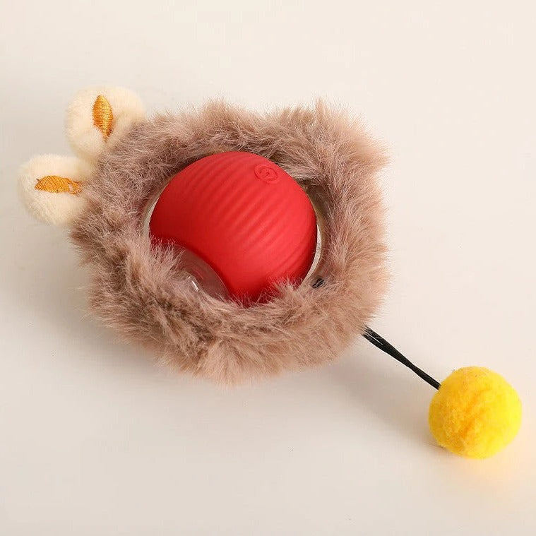 Interactive Rolling Ball with Tail - The Ultimate Fun Toy for Dogs