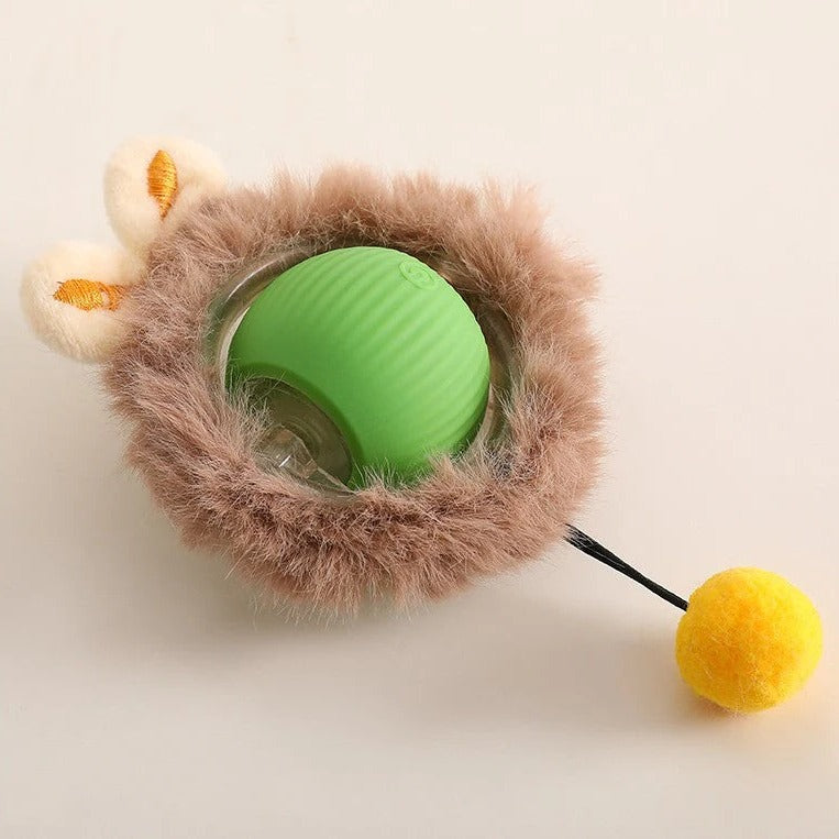 Interactive Rolling Ball with Tail - The Ultimate Fun Toy for Dogs