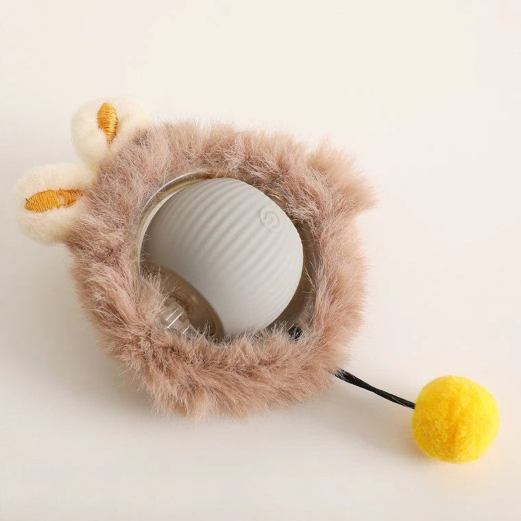 Interactive Rolling Ball with Tail - The Ultimate Fun Toy for Dogs