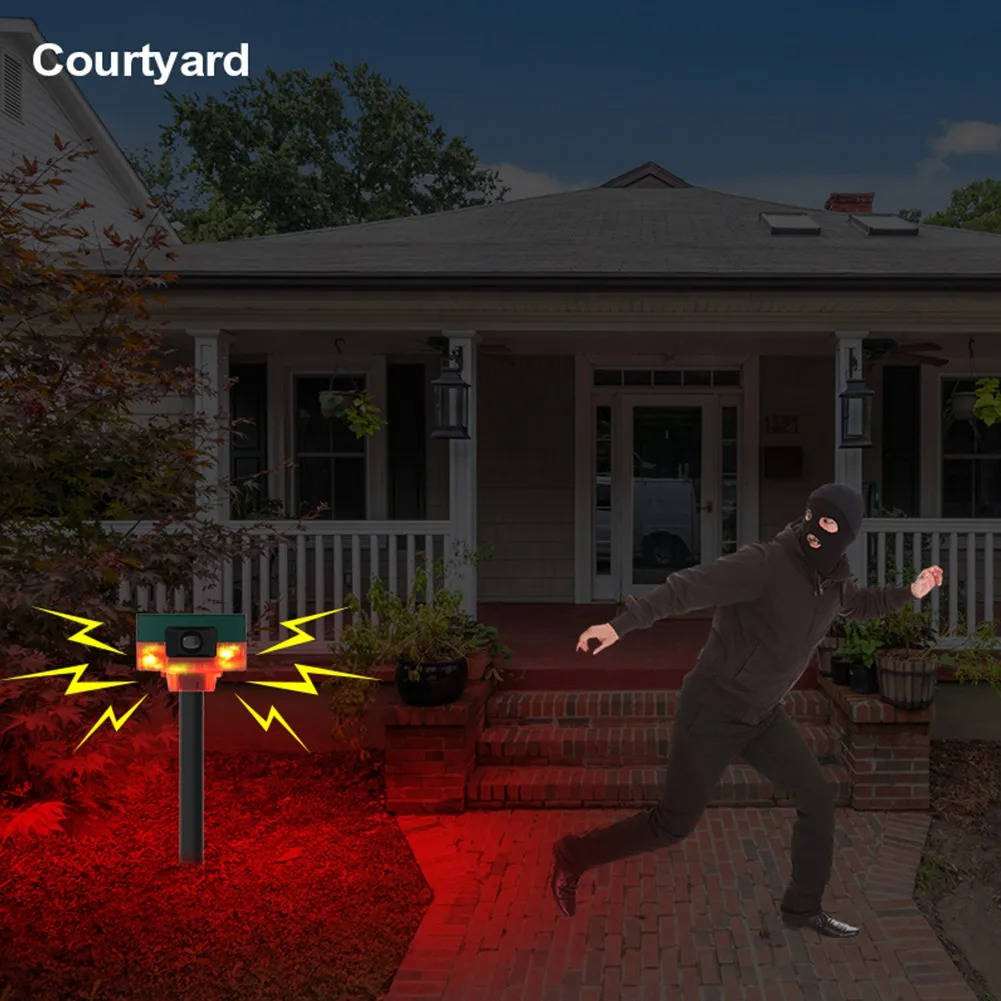 360-Degree Solar Repeller: Effective Deterrent for Pigeons and Other Birds, Wild Boar, Rabbits & Deer