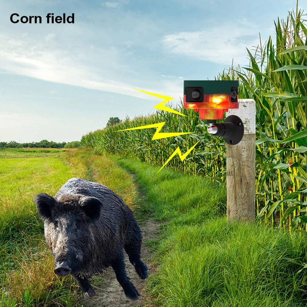 360-Degree Solar Repeller: Effective Deterrent for Pigeons and Other Birds, Wild Boar, Rabbits & Deer