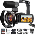 Premium 4K Camcorder with WiFi and 48MP Sensor for YouTube Vlogging