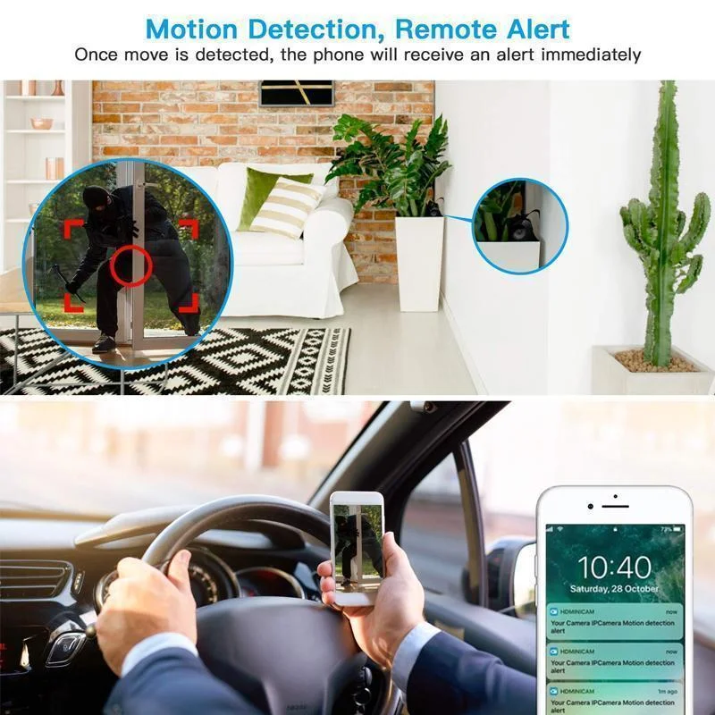 1080p Magnetic WiFi Mini Camera - Ultra-Compact Wireless HD Surveillance