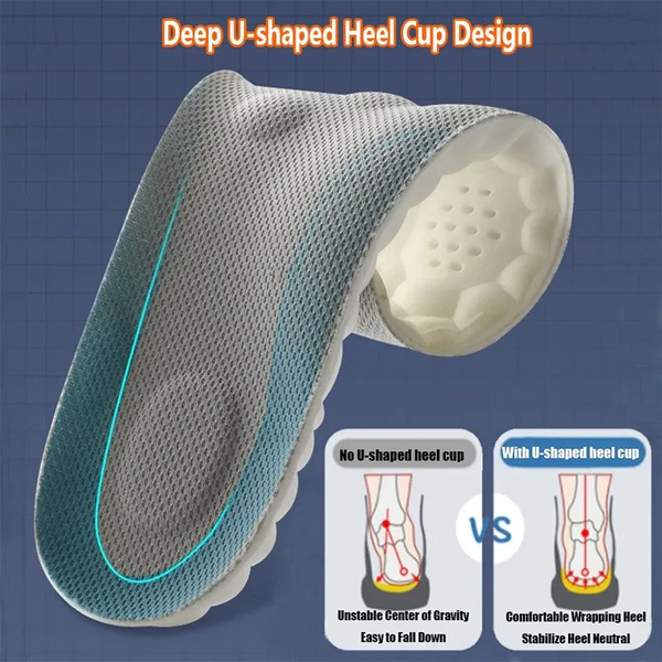 4D Cloud Technology Insole — Ultra-Soft Cushioned Comfort