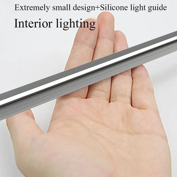 45-Degree LED Under-Cabinet Light Bars — Ultra-Thin, Invisible Strips for Sleek, Seamless Illumination