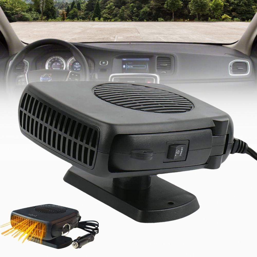 12V Car Heater Fan - Portable Ceramic Auto Heater, 150W/300W for Fast Defrost & Quick Heating