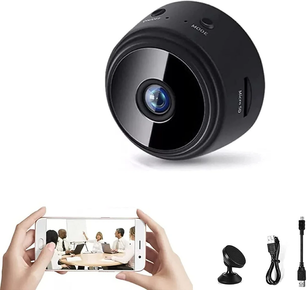 1080p Magnetic WiFi Mini Camera - Ultra-Compact Wireless HD Surveillance